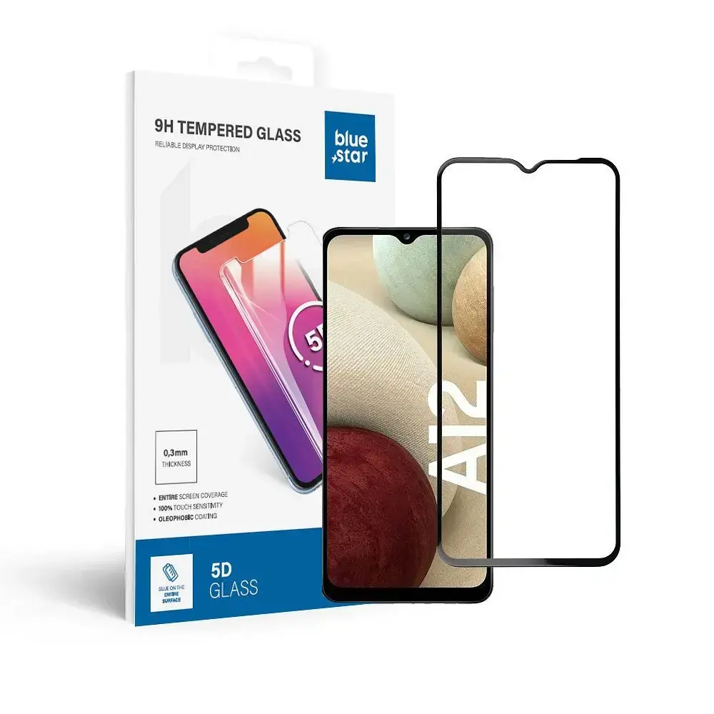 Защитное стекло Blue Star 5D для Galaxy A12
