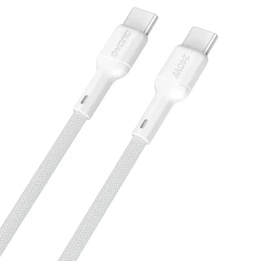 Dudao L9C Max data transfer and charging cable | USB-C to USB-C | 240W | 2m | white