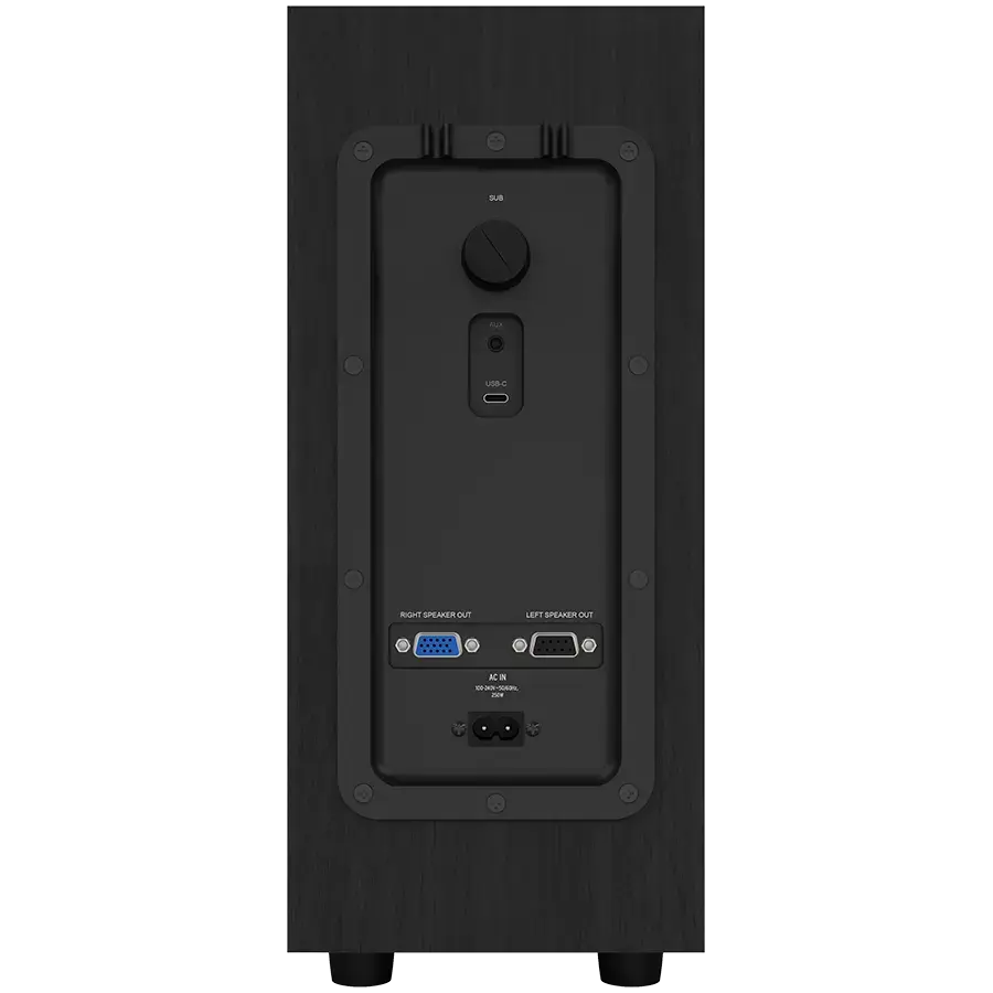 Klipsch ProMedia Lumina 2.1 Gaming Audio System with Subwoofer and LED Lighting Effects Built-in, Black