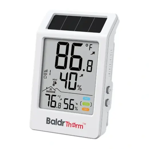 BALDRTHERM B0707 Solar-Powered Thermo-Hygrometer