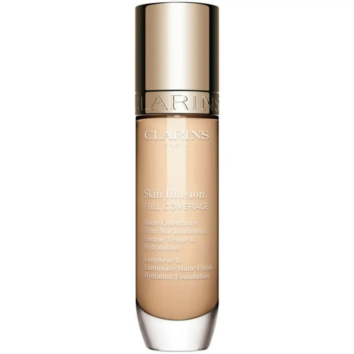 Clarins, Skin Illusion, Luminous, Liquid Foundation, 100.4N, 30 ml