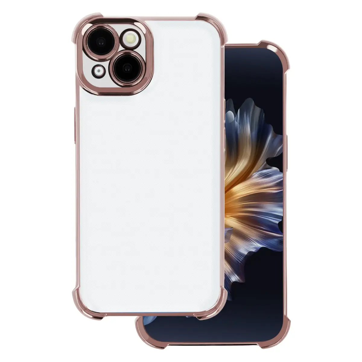 Anti Shock Chrome case for iPhone 12 6,1" gold