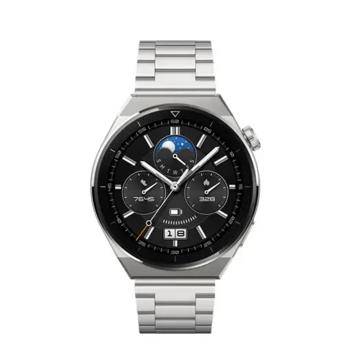 Forcell F-Design nutikella rihm Samsung Galaxy Watch (20 mm) jaoks | roostevaba teras | hõbedane