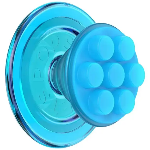 Uchwyt i podstawka do telefonu            Popsockets Translucent FG-Popper MagSafe niebieski 807325