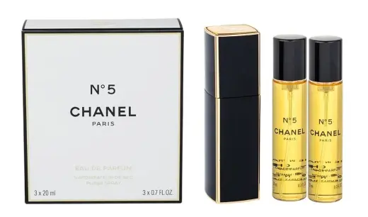 Chanel No.5 3x 20 ml Twist and Spray Eau de Parfum 20 ml