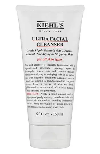 Kiehl's Ultra Facial Cleanser 150ml, Cleanses Skin and Removes Makeup