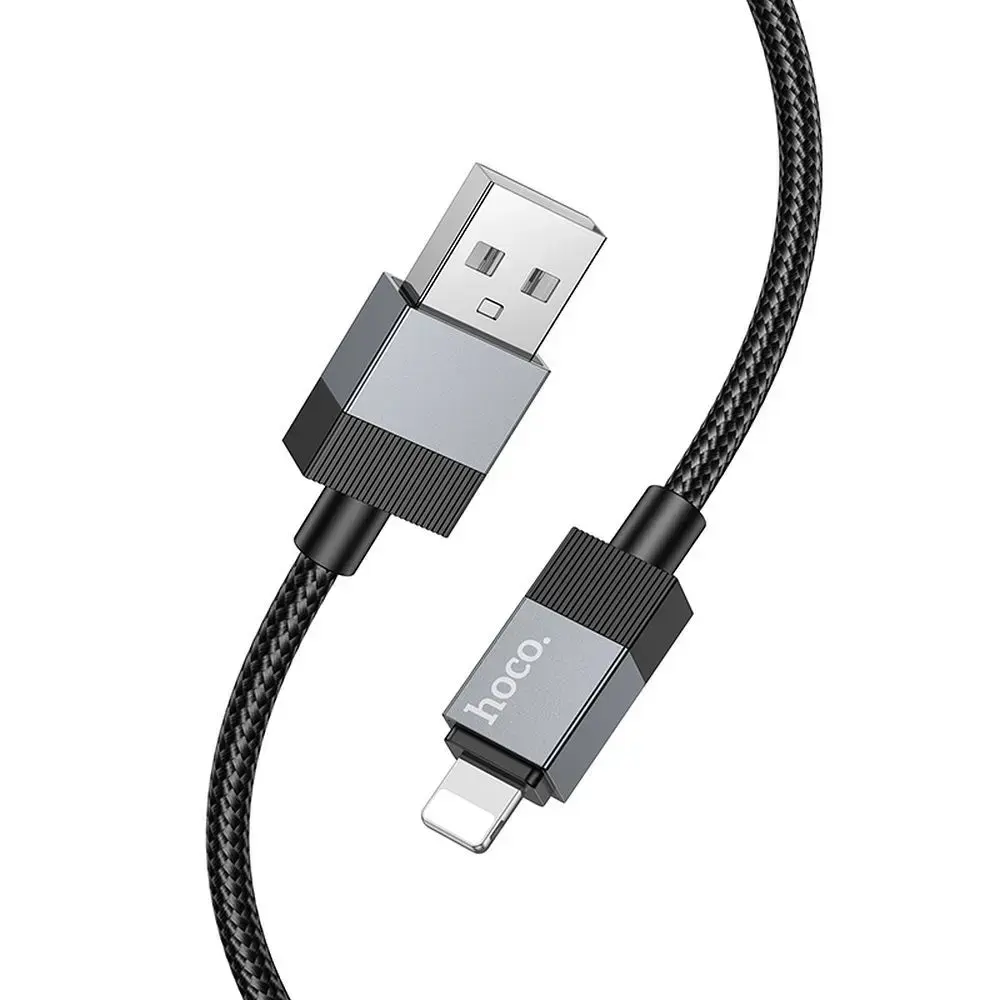 Hoco X110 data transfer and charging cable | USB-A to Lightning | 12W | 1m | black