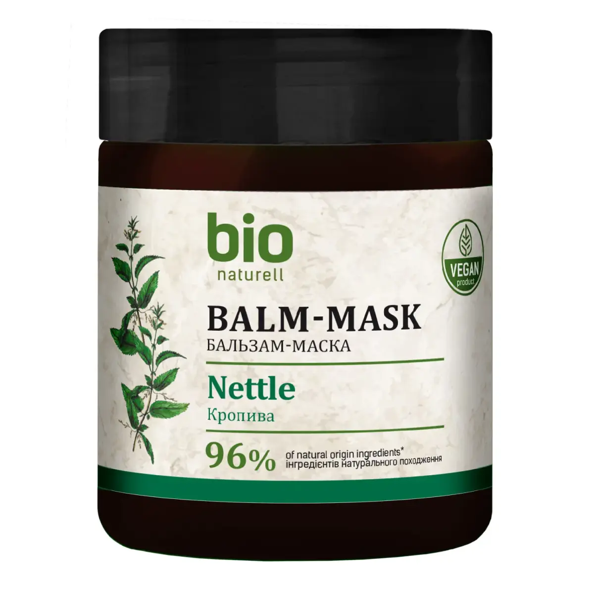 Bio Naturell, Bio Naturell, Nettle & Panthenol, Hair Treatment Cream Mask, Regenerating, 480 ml