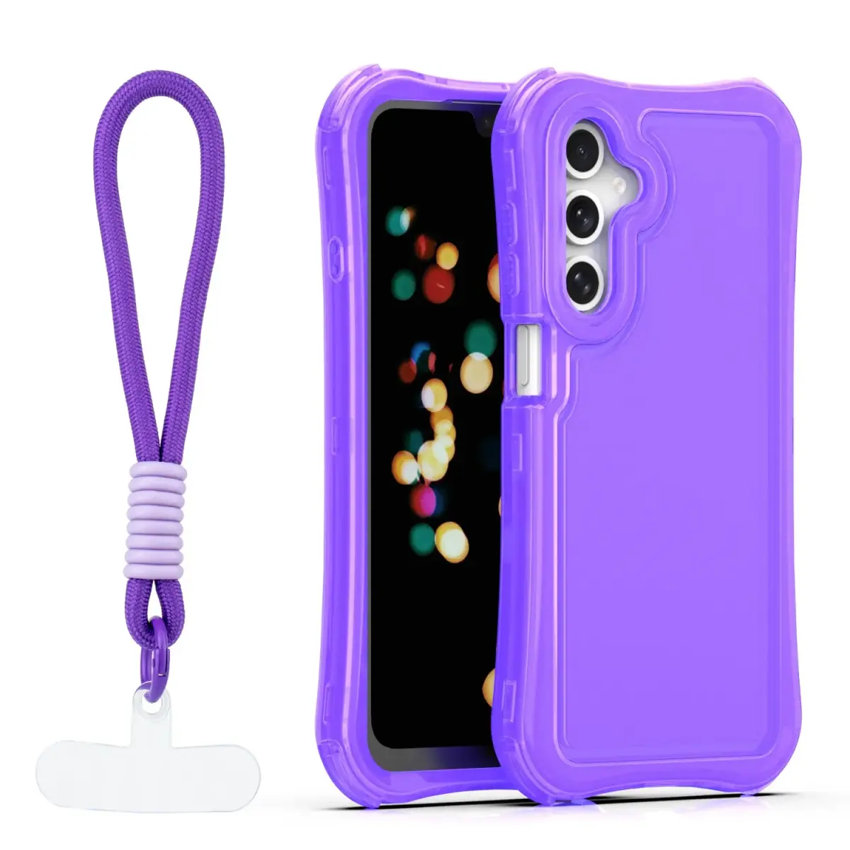 Safepop case with strap for Samsung Galaxy A16 4G / A16 5G purple