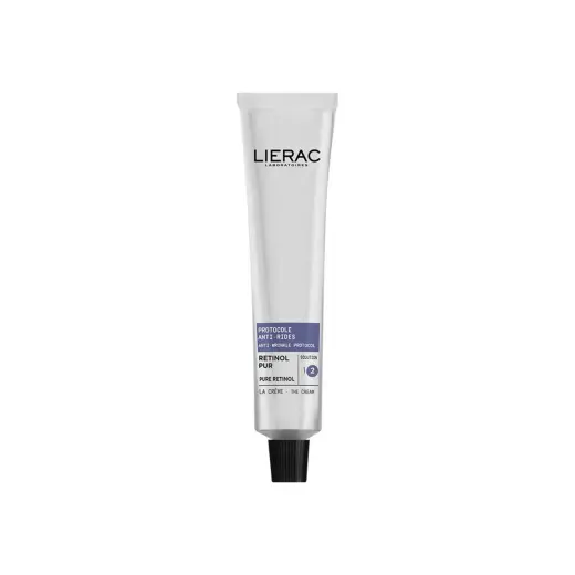 Lierac, Protocole Anti-Rides Retinol Pur, Anti-Wrinkle & Smoothing, Evening, Cream, For Face & Neck, 30 ml