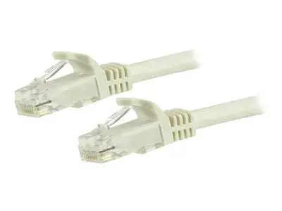 StarTech.com 3m CAT6 Ethernet Cable - White Snagless Gigabit CAT 6 Wire - 100W PoE RJ45 UTP 650MHz Category 6 Network Patch Cord UL|TIA (N6PATC3MWH) - patch cable - 3 m - white