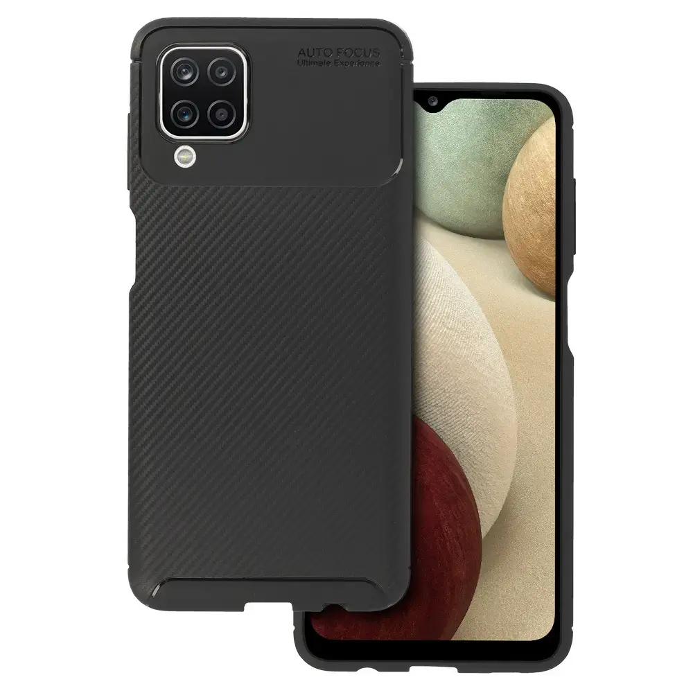 Tel Protect Carbon Elite for Samsung Galaxy A12 Black