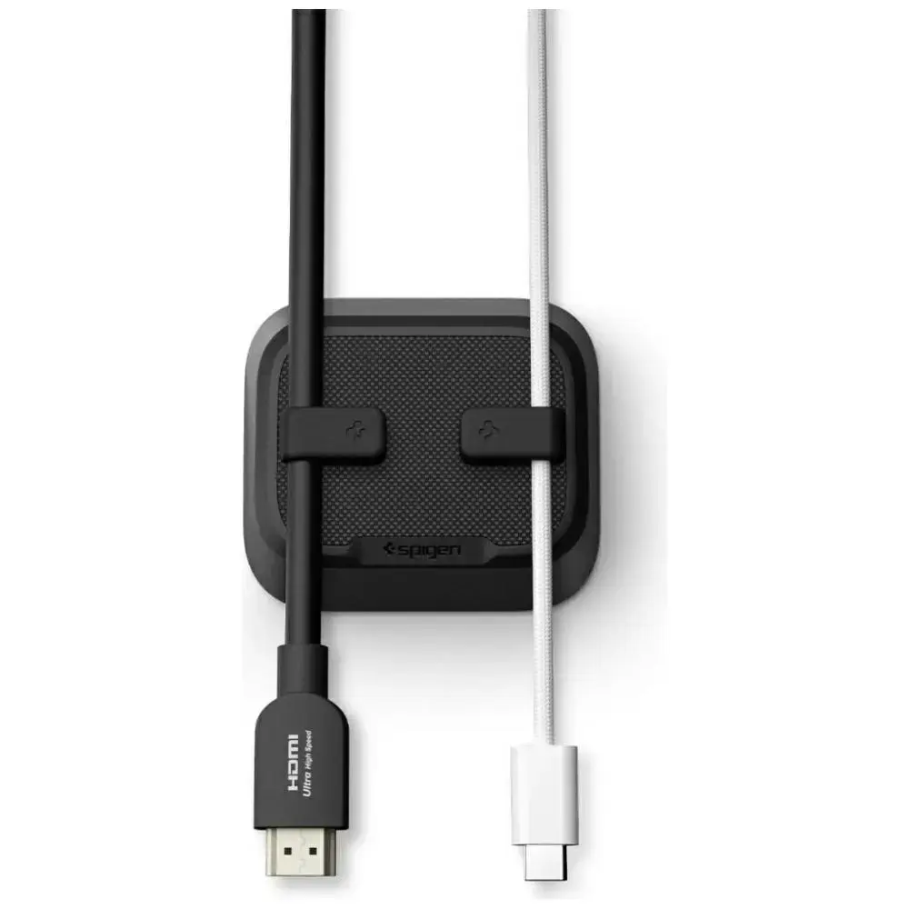 Spigen Magnetic cable holder magnetic cable organizer black