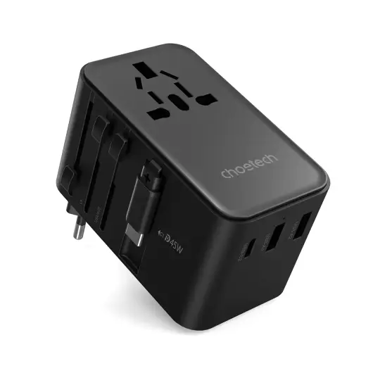 Choetech PD5021 зарядное устройство | 45W | PD | USB-C | с проводом USB-C в комплекте | черное