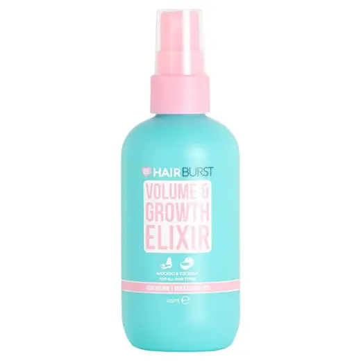 Hairburst, Elixir Volume & Growth, Vegan & Paraben-Free, Hair Spray Treatment, Volumising & Strengthening, 125 ml