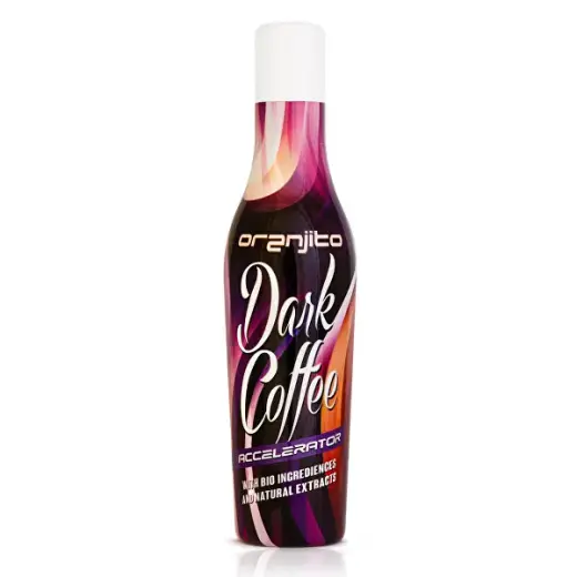 Oranjito Dark Coffee Tanning Milk for Solarium with Biocomponent and Tanning Accelerator 200 Ml