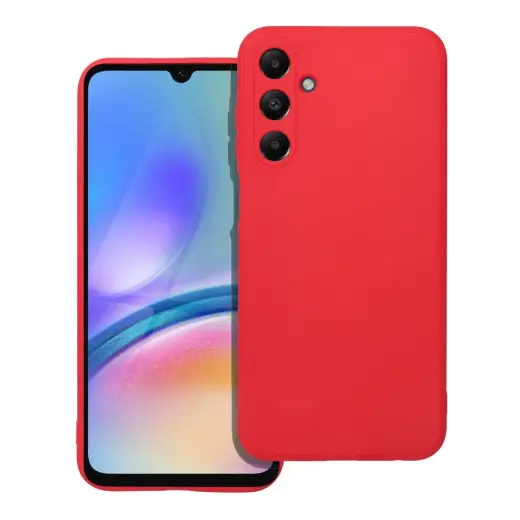 Soft telefono dėklas Samsung Galaxy A25 raudonas