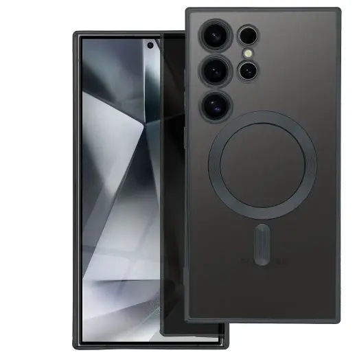 Electro Mag telefono dėklas su MagSafe palaikymu Samsung Galaxy A37 (A376) juodas