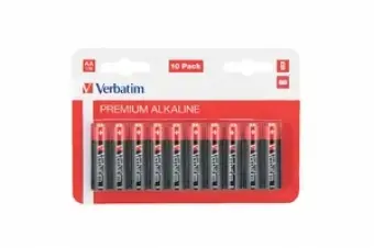 Verbatim AA Alkaline Batteries 1.5V