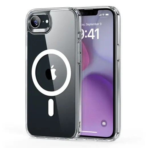 ESR CLASSIC HYBRID HALOLOCK MAGSAFE IPHONE 16E CAURSPĪDĪGS