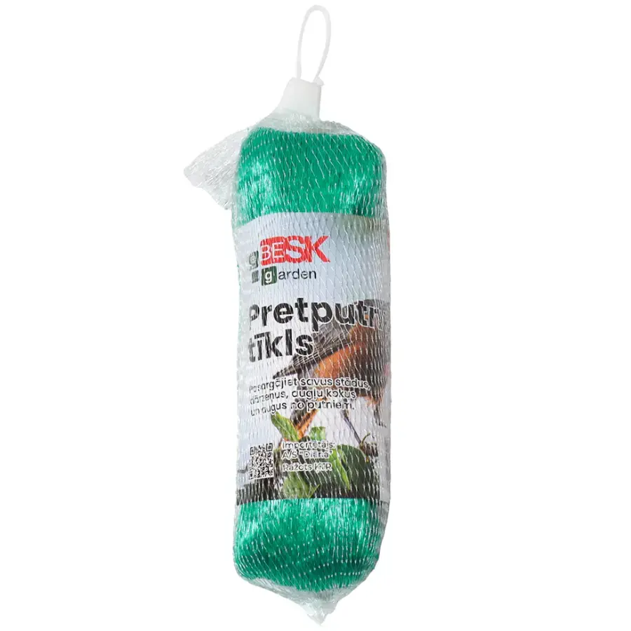 Anti-bird net 2mx10m, green