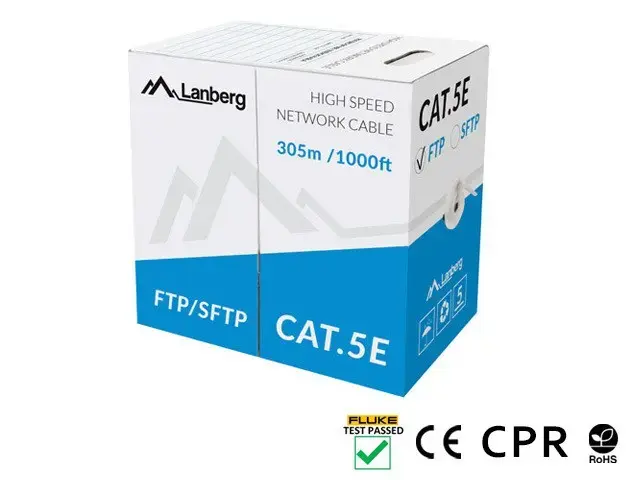 Cable SFTP cat.5e 305m wire CU LCS5-11CU-0305-S grey