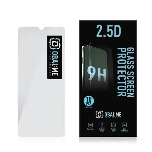 OBAL:ME Multipack 2.5D grūdintas stiklas telefonui Xiaomi Redmi 14C 4G | Xiaomi Poco C75, skaidrus, 10 vnt.