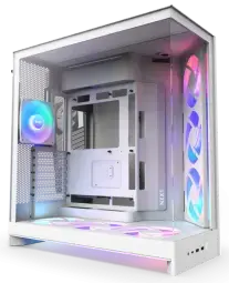 Datora korpuss NZXT H9 Flow RGB+ White