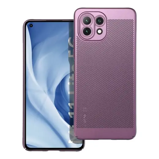 Case for Xiaomi Mi 11 Lite 5G / Mi 11 Lite LTE 4G / Mi 11 Lite NE Breezy fioletowy