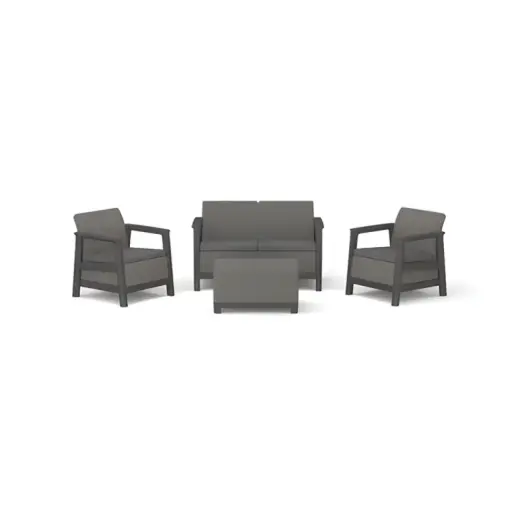 Aiamööbli komplekt Scandi Linea 2-kohaline hall