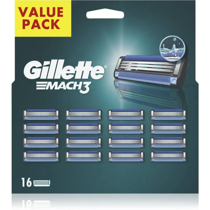 Gillette Mach3 Razor Blades  16-Pack