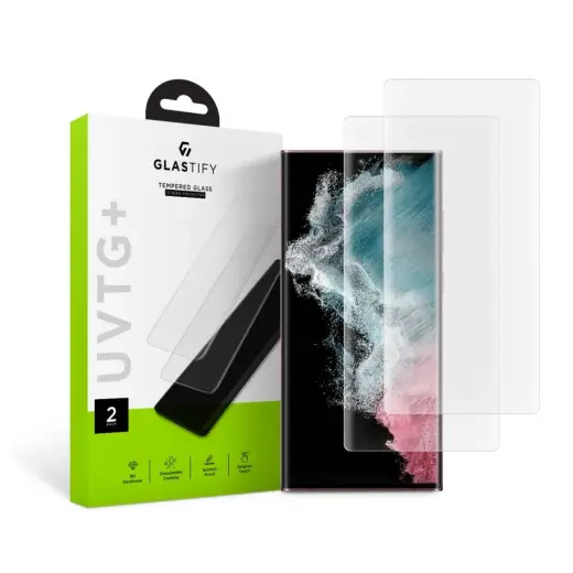 GLASTIFY UVTG+ aizsargstikls telefonam Galaxy S22 Ultra