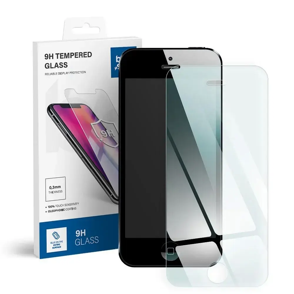 Tempered glass to iPhone 5 / 5C / 5S Blue Star