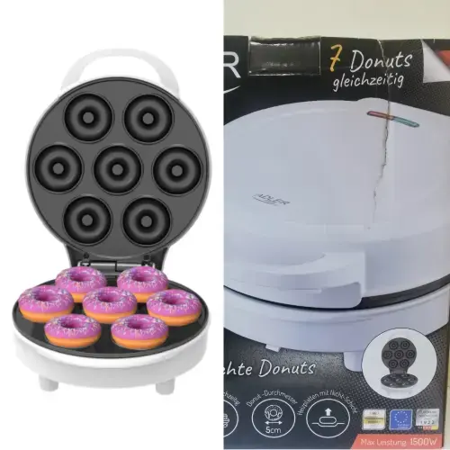 Adler AD 3075 Donut maker - 7 donuts 1500W (Damaged packaging)