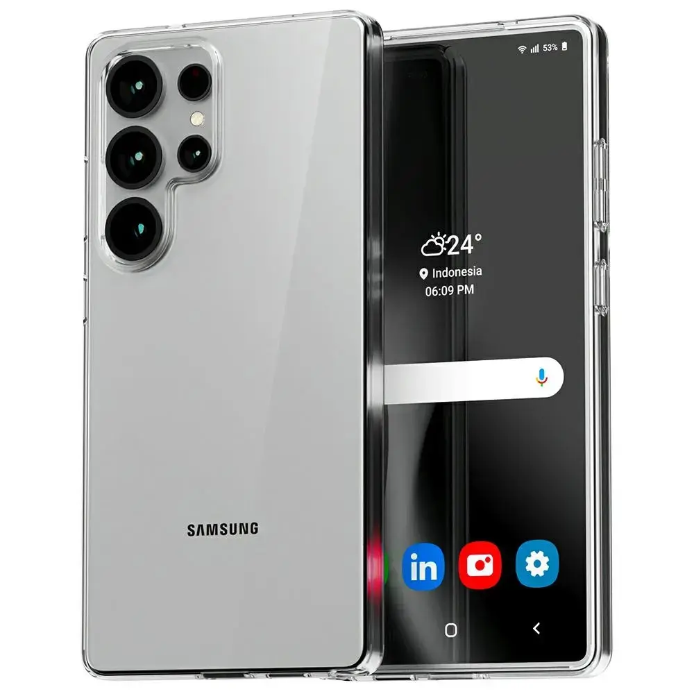 Mercury Jelly Clear telefona maciņš Samsung Galaxy S25 Ultra caurspīdīgs