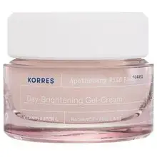 Apothecary Wild Rose Day-Brightening Gel-Cream - Hydrating facial gel cream for brightening and wrinkle reduction.