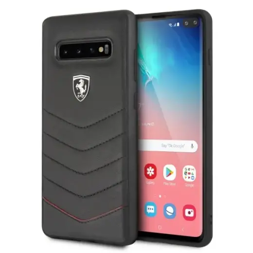 Ferrari Hardcase FEHQUHCS10PBK S10 Plus G975 czarny|black