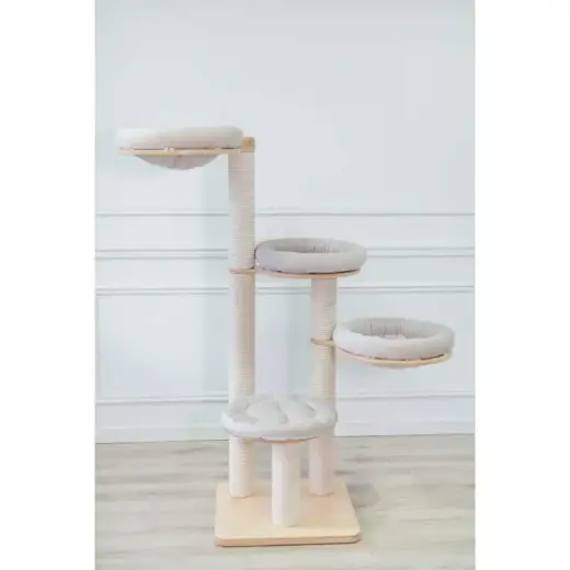 Mājiņa kaķiem : Luxucat SK18 Beige Sizal Rope
