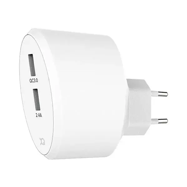 Xqisit Charger reisilaadija | 18W | QC | USB-A | valge