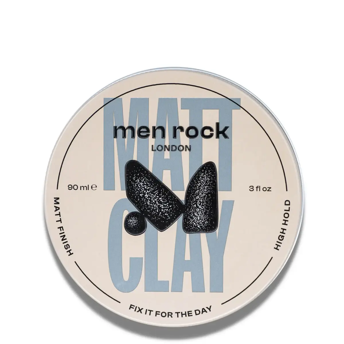 Men Rock Matt Clay with High Hold and Matt  Natural Finish for Thicker and Fuller Looking Hairstyles 90 Ml
