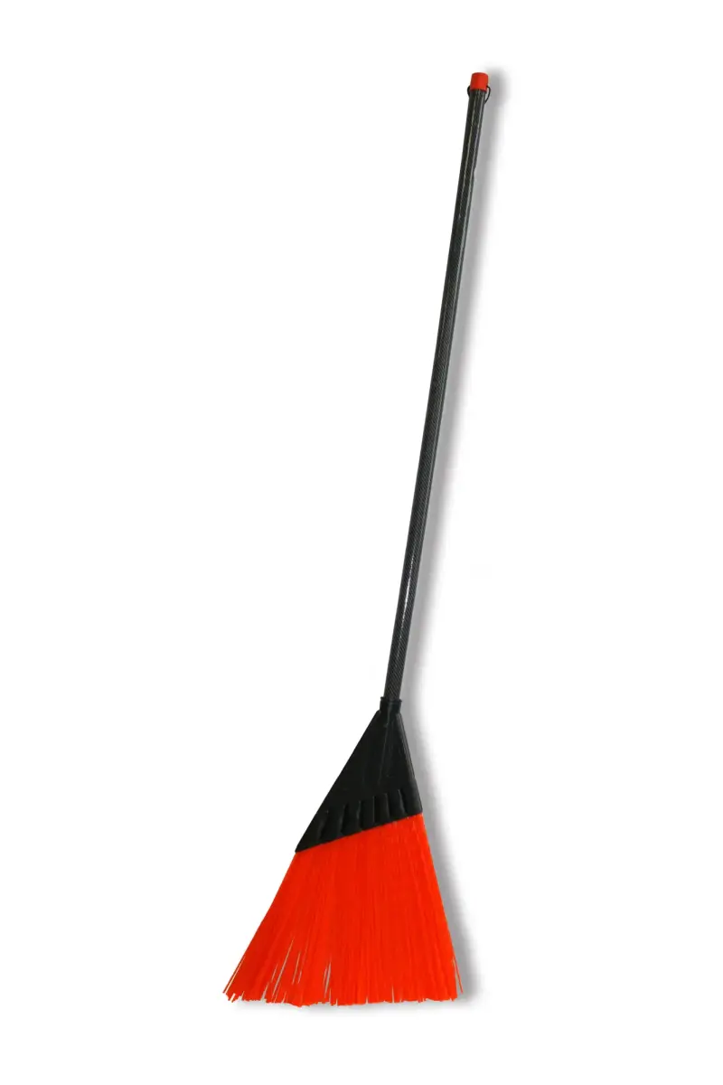 HORTUS Broom with handle flat orange