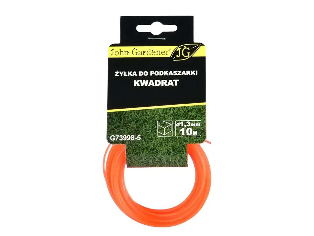 Nylon Trimmer Line, 1.3mm x 10m, Square