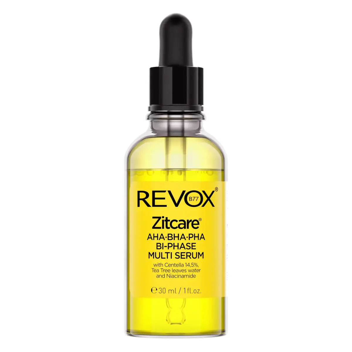 Revox B77, Zitcare, AHA|BHA|PHA, Sebum-Regulating, Serum, For Face, 30 ml