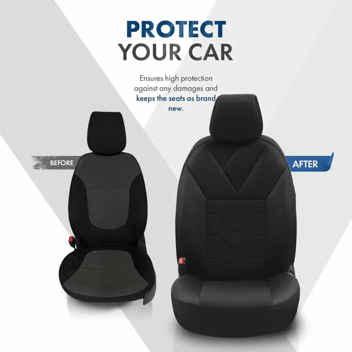 Car seat covers set OTOM TEMPO 1501 BLACK NZ