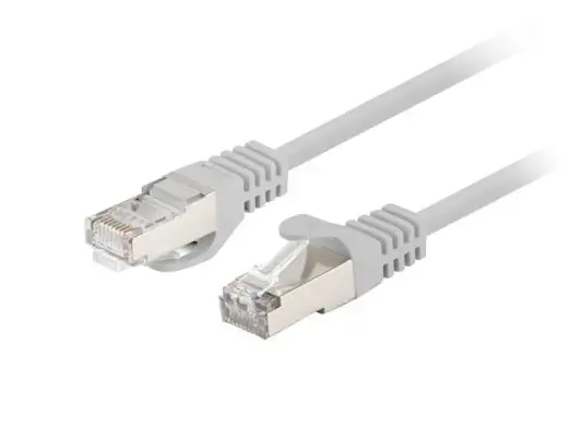 Patchcord cat.6 FTP 0.25M 10-pack fluke passed grey
