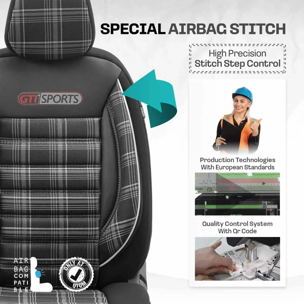 Car seat covers set  OTOM GTI SPORT 807