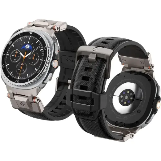 Spigen DuraPro Armor išmaniojo laikrodžio dėklas Samsung Galaxy Watch 8/9/Classic (40/44/46 mm) | juodas