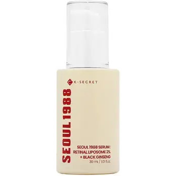 K-Secret SEOUL 1988 Serum Retinal Liposome 2% + Black Ginseng - Zpevňující sérum s lipozomálním retinalem 30ml