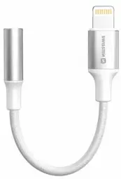 Adapteris Swissten Lightning Male - 3.5mm Female White