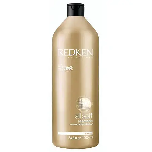 Duo Redken All Soft Shampoo 1000ml will allow you to regain control of dry, frizzy and unruly hair. Formulated with Redken's Silk-Luxe Complex, it contains a blend of conditioning ingredients that replenish moisture and add lustre to your hair, whilst the Interlock Protein Network will rebuild strength to leave your locks smooth, soft and full of vitality. Directions of Use: Apply to wet hair and massage into a lather Rinse thoroughly Follow with Redken All Soft Conditioner.